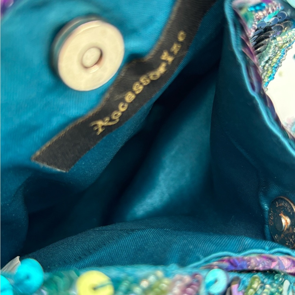 Accessopize Multicolored Beaded Sequin Purse - image 5